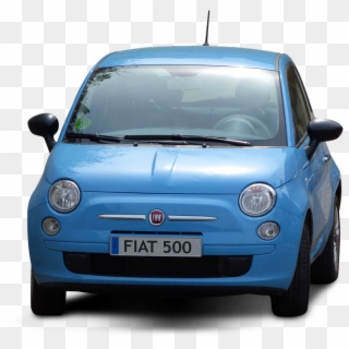 Car, Transparent Background, Fiat, Fiat 500, Blue Car - Css3 Moving Real Car Clipart