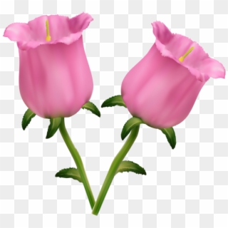 Pink Flowers Bells Png Clipart Image - Flower Transparent Png