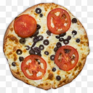 Cheese, Tomato & Olive Pizza - California-style Pizza Clipart