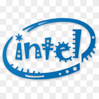 Company Intel Png Logo - Logos In Jokerman Font Clipart
