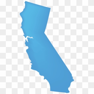 California Golden Dreams - California State Outline Blue Clipart