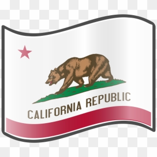 California Coast Scores During Legislative Season - California State Flag Free Clipart