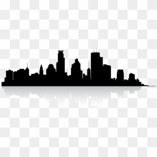 Jpg Transparent Stock Minneapolis Skyline Free Download - Minneapolis City Outline Clipart