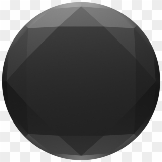 Black Metallic Diamond Popsocket Clipart