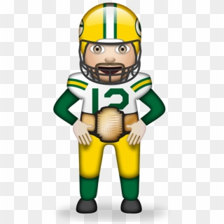 An Nfl Emoji Keyboard Is Now Here, And It's Awesome - Aaron Rodgers Emoji Png Clipart