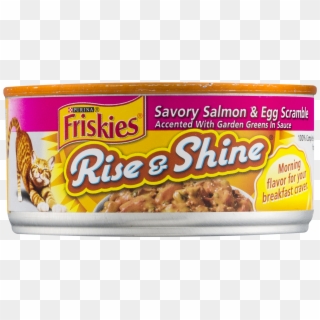 Friskies Rise & Shine Cat Food Savory Salmon & Egg - Friskies Clipart