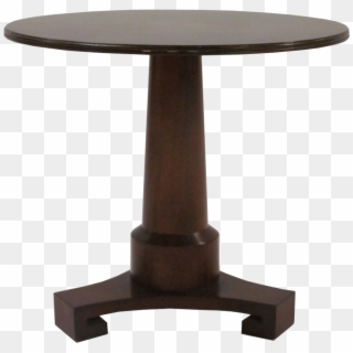 Thomas Pheasant Pedestal Side Table By Baker - Outdoor Table Clipart