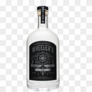 Wheelers Gin Single Bottle Image - Wheeler's Gin Clipart