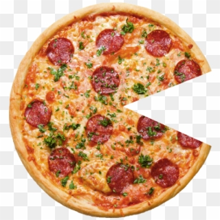 We Have Also Innovated In Offering International Cuisine - Pizza Clock Clipart