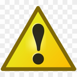 Attention Warning Symbol - Warning Emoji Png Clipart