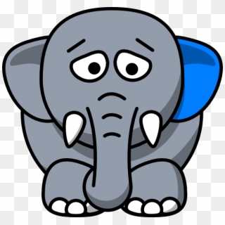 Cartoon Elephant Back Clipart