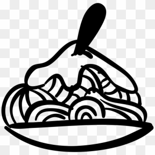 Food Meal Hand Drawn Plate Side View Comments - Png Icon Food Drawing Clipart