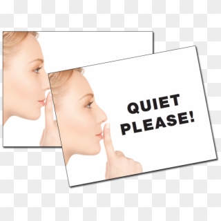 Shhh Quiet Please - Girl Clipart