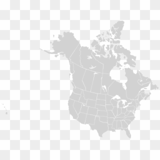 Blankmap Usa States Canada Provinces - Usa Canada Map Svg Clipart