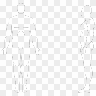 Human Body Outline Png - Figure Drawing Clipart