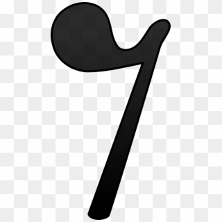 Eighth Note Music - Eighth Rest Clipart