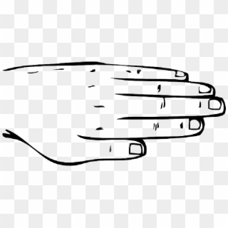Png Outline Human Back Torso Rh Airfreshener Club Anatomical - Flat Hand Clip Art Transparent Png