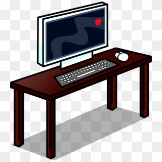 Computer Desk Sprite - Gif De Escritorio Clipart