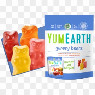 Yum Earth Allergy Friendly Candy - Yumearth Gummy Bears Clipart
