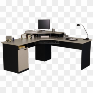 Share This Image - Modern Corner Computer Table Clipart