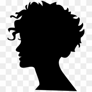 Woman Head Silhouette With Short Hair Comments - Victorian Silhouette Clipart