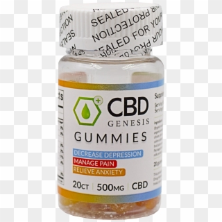 Cbd Genesis Gummy Bears 500mg - Cosmetics Clipart