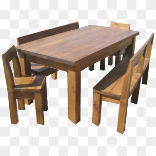 Farmhouse Straight Leg Table Set Larger Image - Kitchen & Dining Room Table Clipart