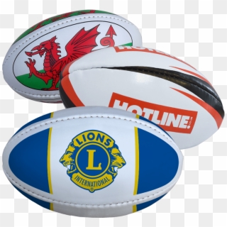 Mini Promotional Rugby Ball - Lions Club International Clipart