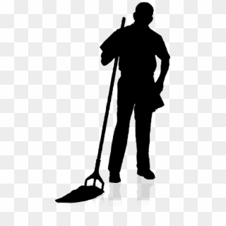 Clipart - Janitor Silhouette Png Transparent Png