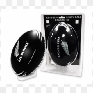 New Zealand All Blacks Pvc Rugby Ball And Kicking Tee - All Blacks Clipart