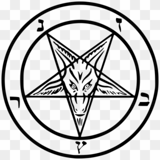 Goat Pentagram Png - Sigil Of Baphomet Clipart