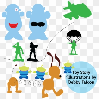 “ Some Vectored Illustrations Of Random Toy Story Characters - Toy Story Soldiers Clipart