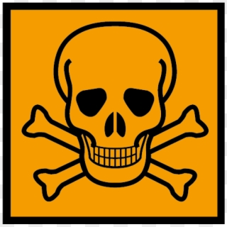 Toxic Sign - Skull And Crossbones Clipart