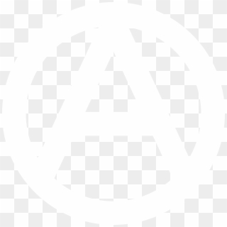 Anarchy Symbol White - Johns Hopkins Logo White Clipart