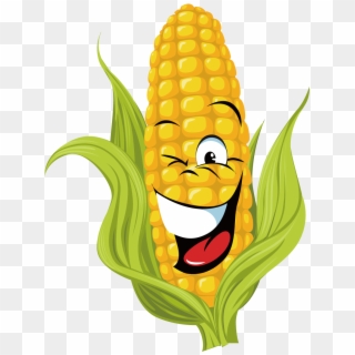 On The Cob Maize - Corn Cartoon Vector Clipart