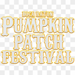 Boca Pumpkin Patch Festival - Calligraphy Clipart