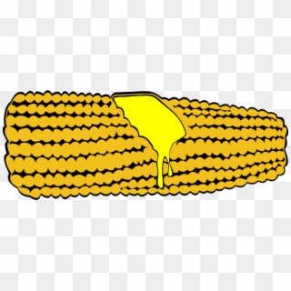 Vector Drawing Of Corn - Clip Art Corn On The Cob - Png Download