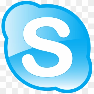 Skype Icon Logo Png Transparent - Skype Icon Transparent Png Clipart