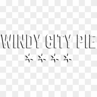 Windy City Pie Logo - Calligraphy Clipart