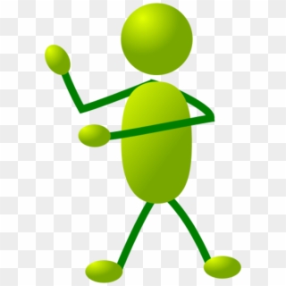 Stick Man Figure Using Arms - Stick People Clip Art - Png Download