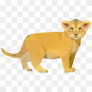 Lion Png Clipart - Low Poly Animal Png Transparent Png