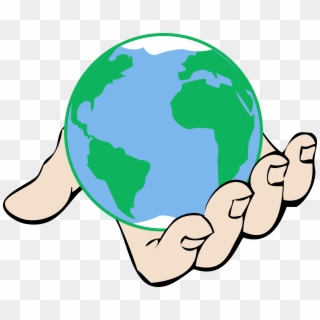 Big Image - World In Hand Clipart - Png Download