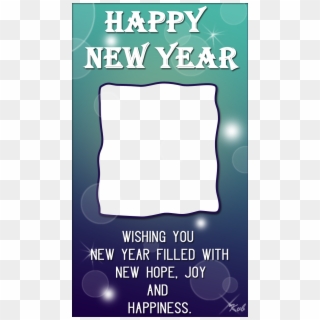 Pretty New Year Frame - Poster Clipart