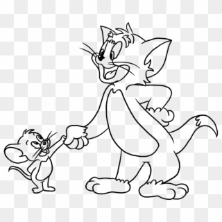Jerry Drawing Pen - Coloring Tom And Jerry Clipart