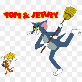Running Image Of Jerry And Tom - Tom And Jerry Chase Clipart