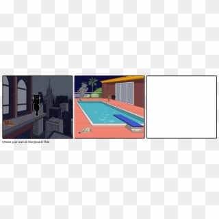 Tom And Jerry - Swimming Pool Clipart