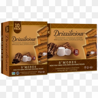 Smores 10 Pack - Drizzilicious S'mores Crisp With Chocolate Clipart