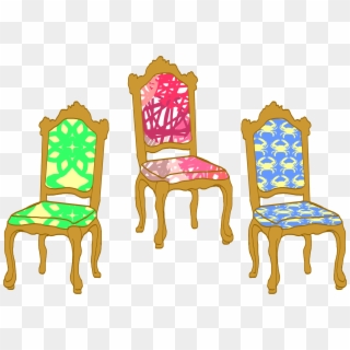 This Free Icons Png Design Of 3 Decorative Chairs Clipart