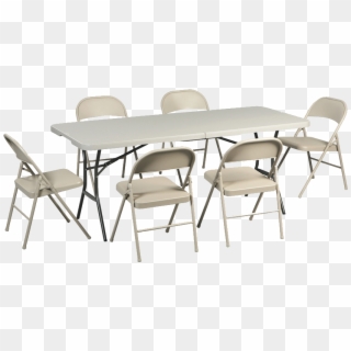 Table And Chairs Png - Folding Chair Clipart