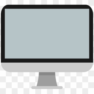 Clip Library Library Monitor Generic Desktop Free On - Computer Monitor - Png Download